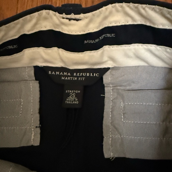 Banana Republic Black and White Martin Fit Pants - Picture 3 of 7